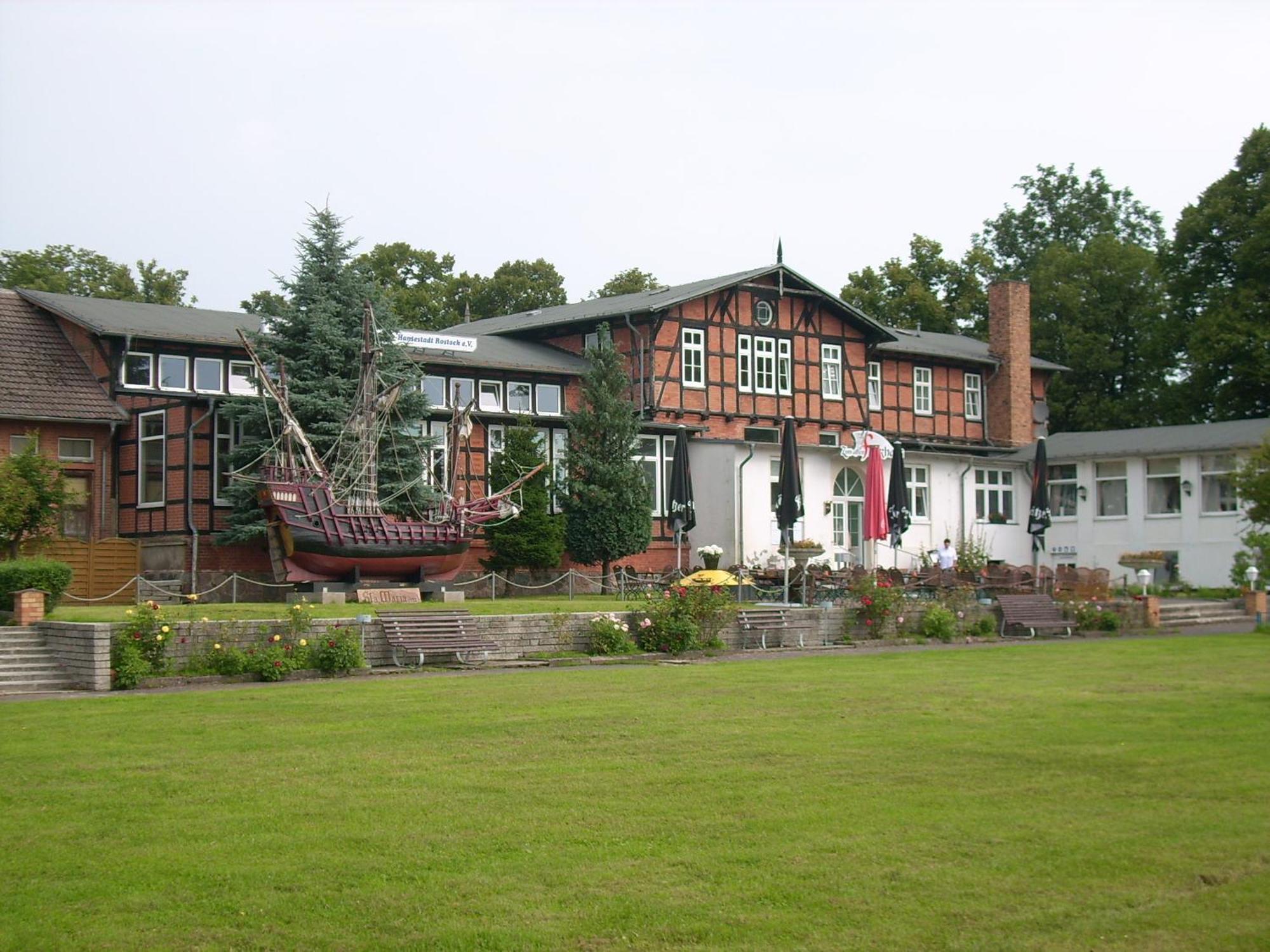 Pension Zum Alten Fährhaus Rostock Exterior foto